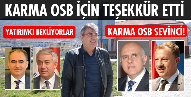KARMA OSB SEVİNCİ!