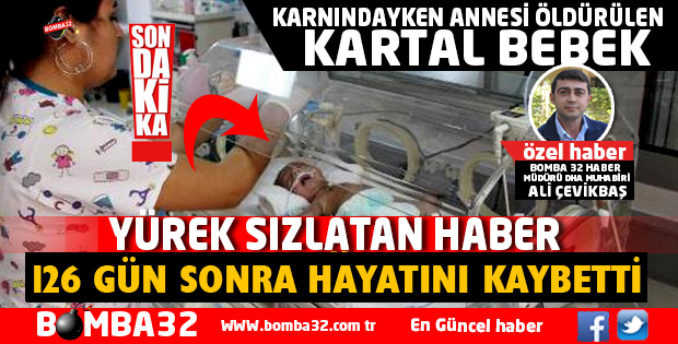 KARTAL BEBEK YAŞAM MÜCADELESİNİ KAYBETTİ