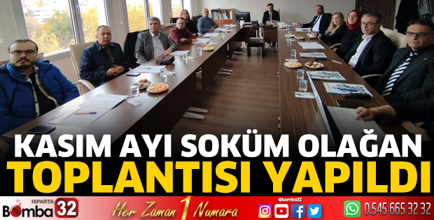 Kasım Ayı SOKÜM Olağan Toplantısı yapıldı