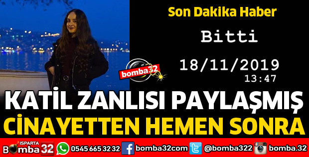 KATİL ZANLISINDAN KAN DONDURAN PAYLAŞIM