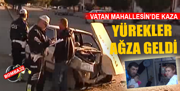 Kavşakta çarpıştılar: 2 yaralı