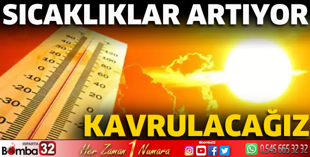 Kavurucu sıcaklar geliyor!