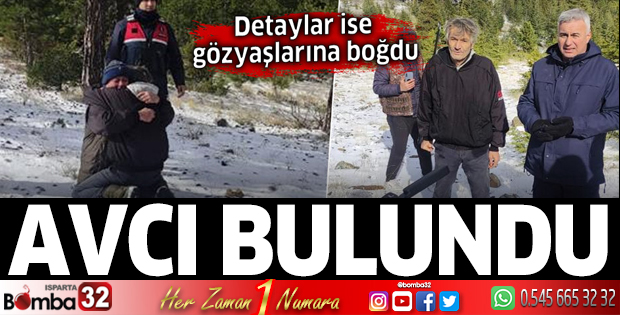 Kaybolan avcı bulundu