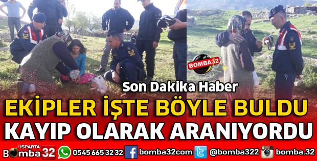 KAYBOLAN ENGELLİ GENCİ JANDARMA BULDU