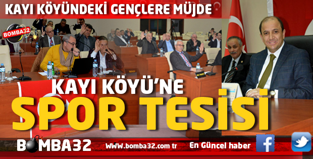 KAYI KÖYÜ'NE SPOR TESİSİ