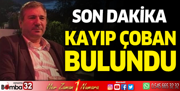 Kayıp çoban bulundu