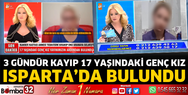 Kayıp genç kız bulundu