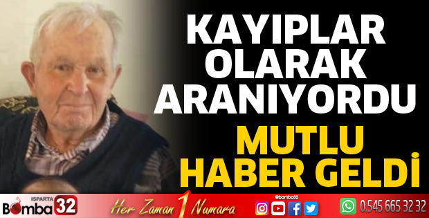 Kayıp olarak aranan Ali Güllü bulundu