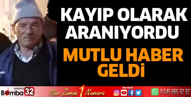 Kayıp olarak aranan Ramazan Ata bulundu