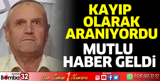 Kayıp olarak aranan Zeki Kuzu bulundu