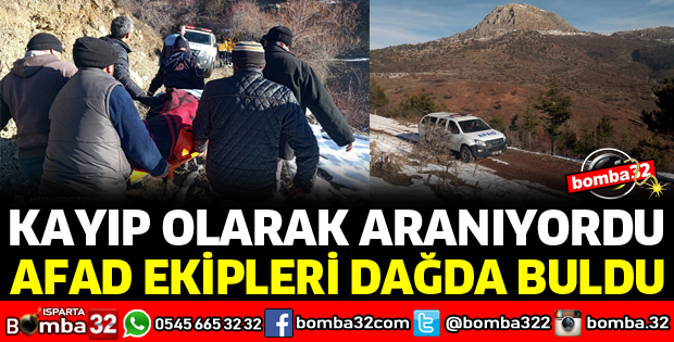 KAYIP OLARAK ARANIYORDU, AFAD EKİPLERİ BULDU