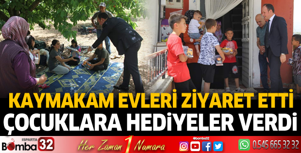 Kaymakam Akpınar evleri ziyaret etti