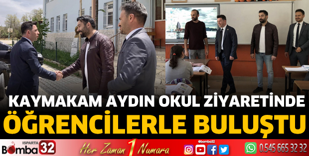 Kaymakam Aydın Okul Ziyaretinde  