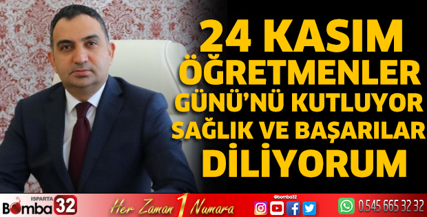 Kaymakam Çelik'in Öğretmenler Günü mesajı