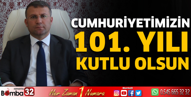 Kaymakam Çimşit'in Cumhuriyet Bayramı mesajı