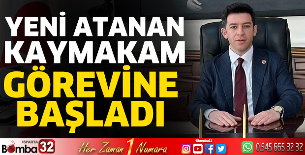 Kaymakam görevine başladı