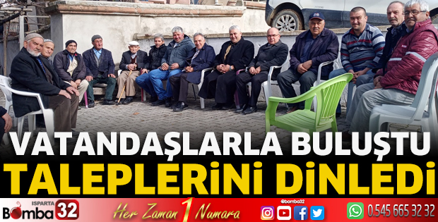 Kaymakam Şimşek vatandaşın taleplerini dinledi