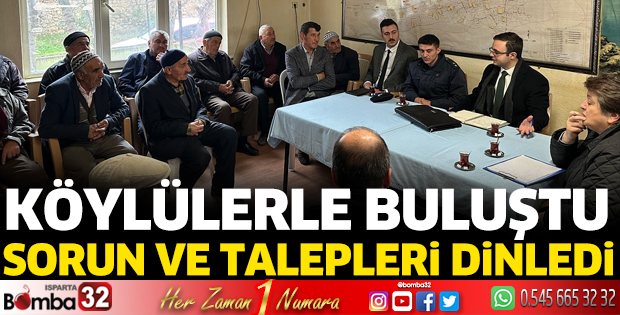 Kaymakam Sözer Akdağ Köyü'nde 