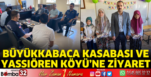 Kaymakam Tecimen'den ziyaretler
