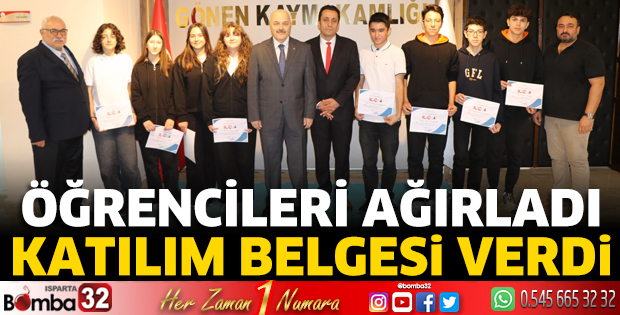 Kaymakam Yıldız, öğrencileri ağırladı