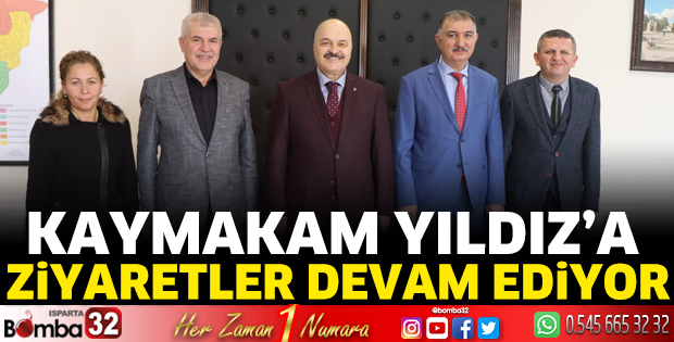 Kaymakam Yıldız’a ziyaretler devam ediyor
