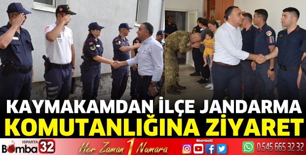 Kaymakamdan Jandarma'ya ziyaret