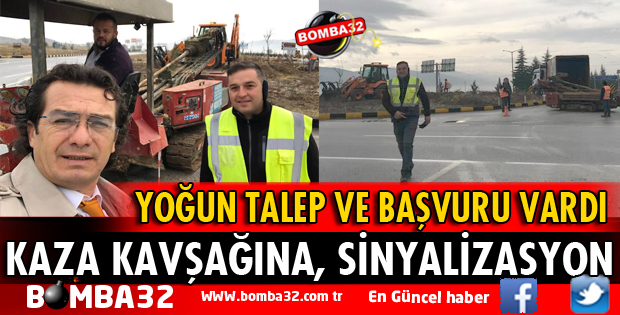 KAZA KAVŞAĞINA SİNYALİZASYON 