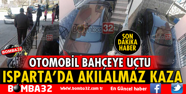 KAZA SONRASI BAHÇEYE UÇTU