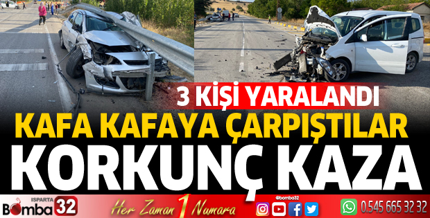 Kazada 3 kişi yaralandı