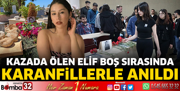 Kazada ölen Elif sınıfında karanfillerle anıldı