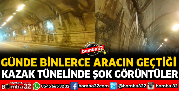 KAZAK TÜNELİNDEN ŞOK GÖRÜNTÜLER