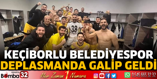 Keçiborlu Belediyespor deplasmanda galip geldi 