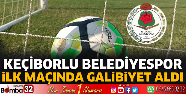Keçiborlu Belediyespor deplasmanda kazandı