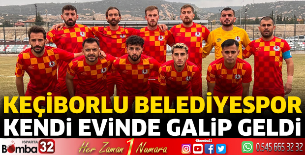 Keçiborlu Belediyespor evinde galip geldi 