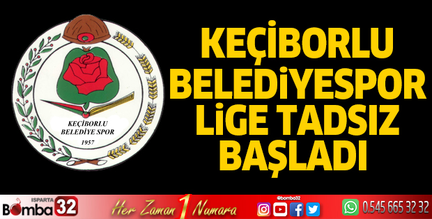 Keçiborlu Belediyespor lige tadsız başladı