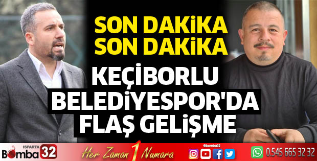 Keçiborlu Belediyespor'da flaş gelişme