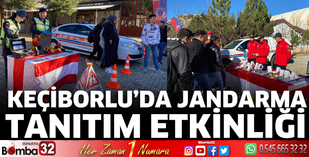 Keçiborlu’da Jandarma Tanıtım etkinliği
