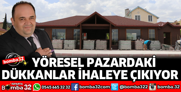 KEÇİBORLU’DA YÖRESEL PAZARDAKİ DÜKKANLAR İHALEYE ÇIKIYOR