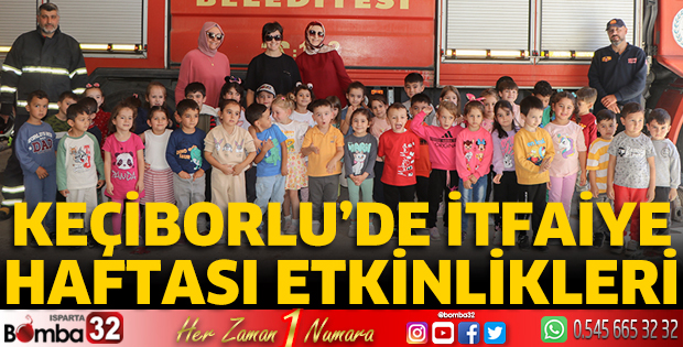 Keçiborlu'da İtfaiye Haftası etkinlikleri