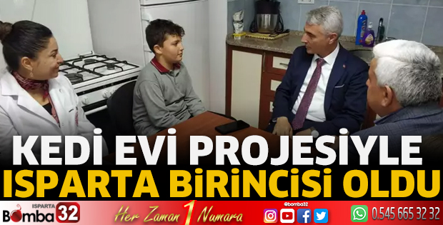 Kedi evi projesiyle birinci oldu