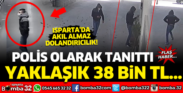 Kendisini polis olarak tanıtıp, 38 bin dolandıran şüpheli yakalandı