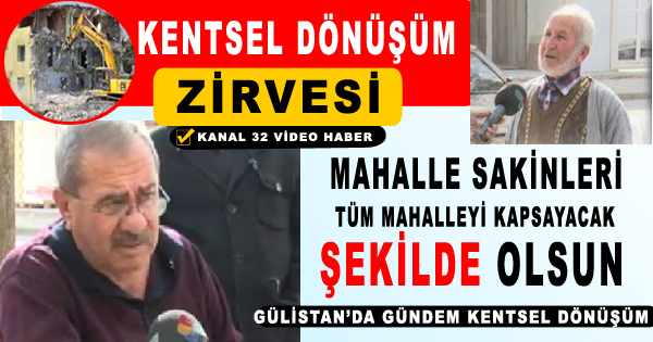 Kentsel dönüşüm zirvesi
