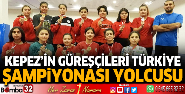 Kepez’in güreşçileri Türkiye Şampiyonası yolcusu
