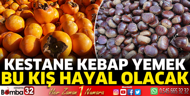 Kestane kebap yemek bu kış hayal olacak