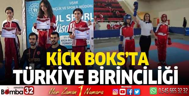 Kick Boks'ta Türkiye birinciliği