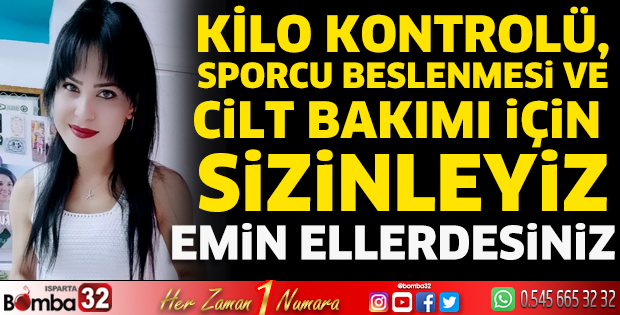 Kilo Kontrolü, Sporcu Beslenmesi ve Cilt Bakımı için sizinleyiz