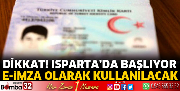 Kimliğe e-İmza yükleme işlemleri 50 ilde başlıyor