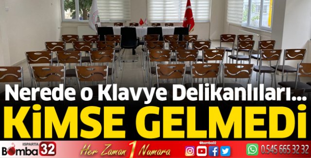 Kimse gelmedi