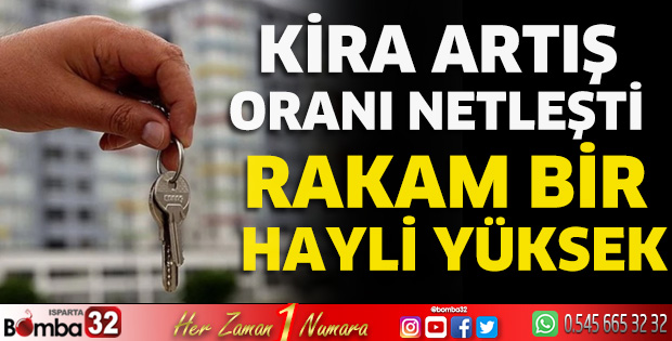 Kira artış oranı netleşti