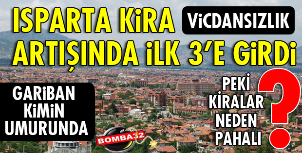 KİRA ARTIŞINDA ZİRVEDEYİZ!